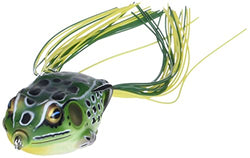 LiveTarget FGH45T500 Frog Hollow Body Topwater Lure, 1 3/4", #1 Hook