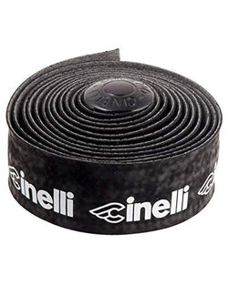 Cinelli Logo Velvet Handlebar Tape, Black