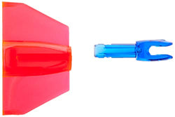 Easton 4mm MicroLite Nocks Blue 12 pk.