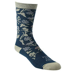 Farm to Feet (7036-420-DEN-M) York Light Cushion Crew Denim Blue W-M