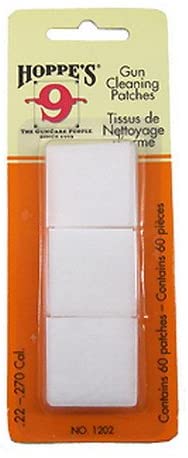 HOPPES .22 TO .270 CAL PATCHES