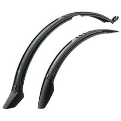SKSAE Velo 65 Trekking Front and Rear Snap-On Fender Set, 26 Inch,Black,11020