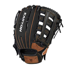 Easton Prime Slowpitch Softball Glove, RHT, Softball Deep Pocket Design, Single Post Web, Multicolor, Medium