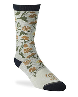 Farm to Feet (7036-101-NAT-L) York Light Cushion Crew natural