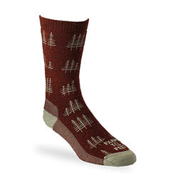 Cokeville FC Crew 8578 red clay heather L