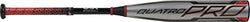 Rawlings 2021 Quatro Pro USA Baseball Bat Series, 28 inch (-10), Red/Silver/Black