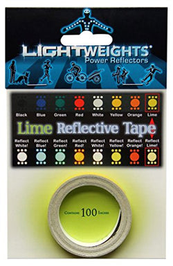 Lightweights Stealth Reflective Tape Lime Yellow 100