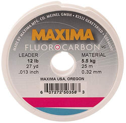 Maxima MFCL20 Fluorocarbon Leader Wheel 20lb 27yd