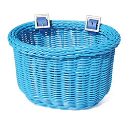 Colorbasket 01259 Front Handle Bar Kids Bike Basket, Water Resistant, Leather Straps