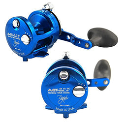 Avet SX6/4MCBRAPTOR SX 2-Speed Conv Reel, RH, 8BB, 6.3:1 Ratio, Braid