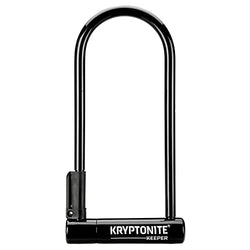 Kryptonite Keeper 12mm U-Lock Bicycle Lock with FlexFrame-U Bracket , Black