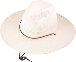 Grande-Aussie Breezer Henschel, Cotton, Polyester, 3 1/2” Brim, Packable, UPF 50+