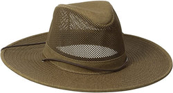 Grande-Aussie Breezer Henschel, Cotton, Polyester, 3 1/2” Brim, Packable, UPF 50+