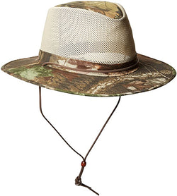 Camo Aussie Breezer Henschel, Polyester & Cotton, 3” Brim, Self Band