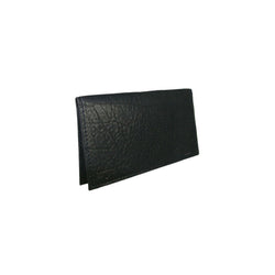 BOSTON LEATHER Bison Leather Checkbook Cover