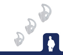 3-Pack Fin Ultra Ambi Clear Small, Medium & Large Ear Tips